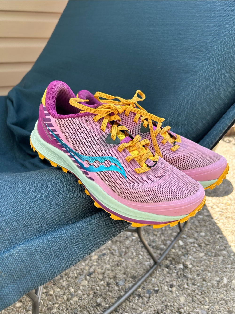 Saucony Peregrine 11 Shoes Womens Size 9 Pink Trail Running Sneakers